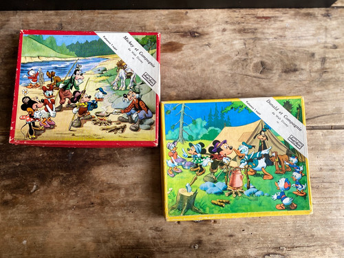 Puzzles bois vintage disney - bois,