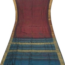 Vintage Livid Marron Saris