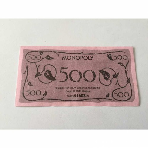 Lot billets 500 points - x5,