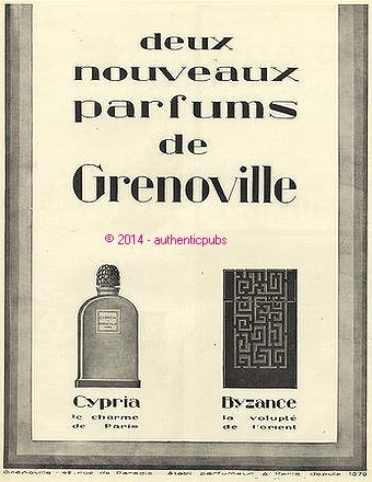 Publicite parfums grenoville - publicite,