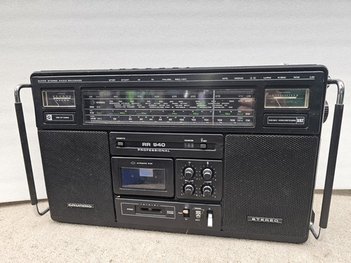 Radio cassette grundig rr940 - cassette,