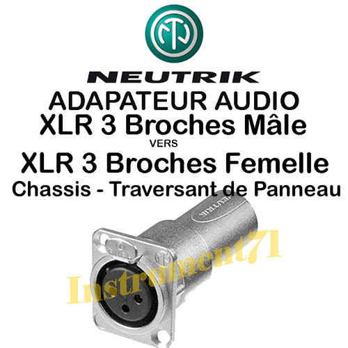 Adaptateur xlr femelle - adaptateur,
