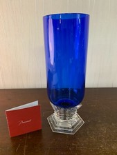 Photophore bleu modèle Orsay en cristal de Baccarat