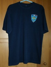 TEE SHIRT Homme Taille XL couleur Bleu marine manches courtes écusson REP FRANCE