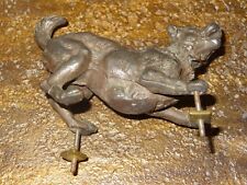 Sujet en plomb statuette chien molosse XIXe