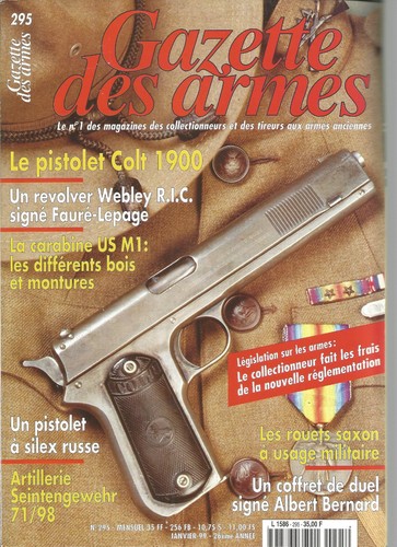 Gazette des armes 295 colt - gazette,