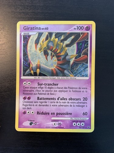 Carte pokémon giratina - :,