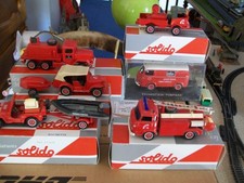 Lot pompiers, Solido Hachette, Matchbox, Maisto et presse en boite.