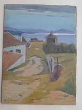 Peinture ancienne signée Vue