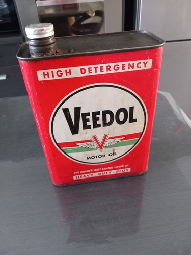 Bidon huile ancien veedol - bidon,