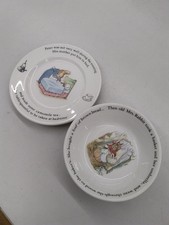 Assiette et bol Wedgwood PETER