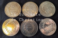 Lot de 6 Pièces de 50 Francs