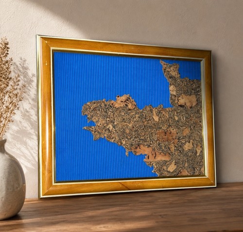 Ancien tableau carte bretagne - tableau,,
