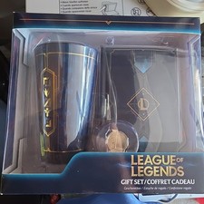 League of Legends Gift Set ABStyle – Verre, Carnet & Pin Jeton Collector (Neuf)