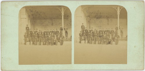 Stéréo circa 1860 groupe de - circa, 1860.