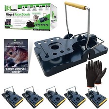 Piege A Rat et Souris. Tapette Professionnelle pour Tuer Rongeur et Nuisible 