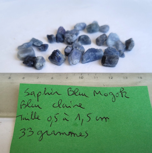 Saphir bleu claire - , foncé
