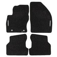 Tapis de Sol de Voiture pour Ford Focus mk2 2004-2011 Velours Imperméable 4Pcs