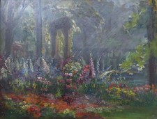 Tableau ancien encadré - , vue
