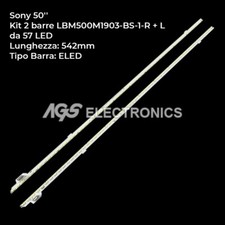 KIT 2 BARRES 57 TV LED SONY LBM500M1903-BS-1 KDL50W755C KDL50W805C