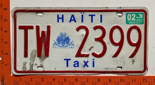 2002 haiti taxi - haiti, plate