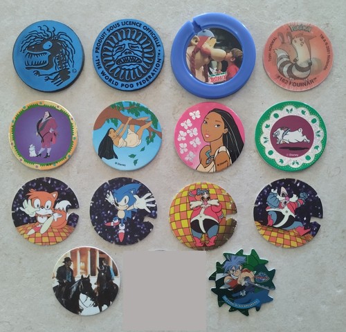 Lot pogs et - 14,