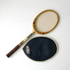 Raquette tennis bois ancienne - raquette,