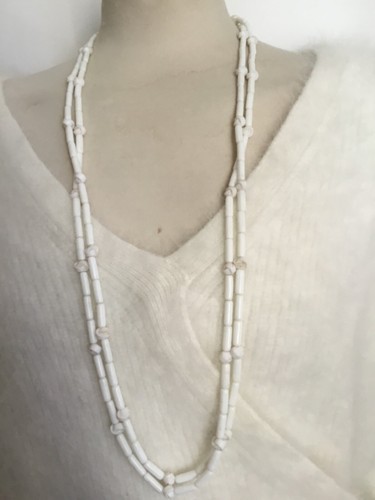 Ancien long collier double - ancien,