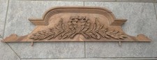 Fronton ancien en noyer