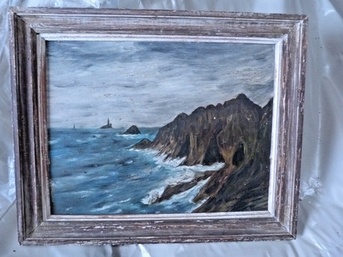 Antique painting oil - antique, on