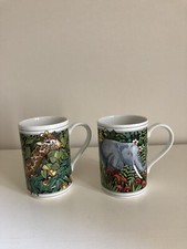 Lot 2 Tasses Jungle Éléphant
