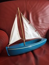 VOILIER de BASSIN TIROT à voiles en bois  une légende Bretonne superbe bateau ?