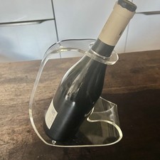 Porte Bouteille Design Plexiglass Vintage Modernist Vers 70 Art De La Table Vin