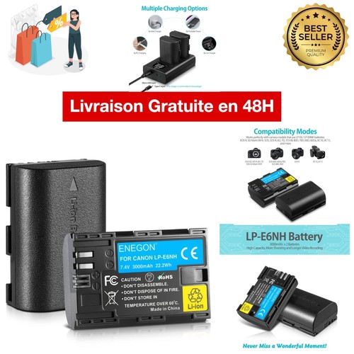 Enegon batterie e6nh - enegon, lp-e6nh