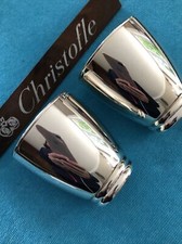 CHRISTOFLE  -2 Gobelets Verre