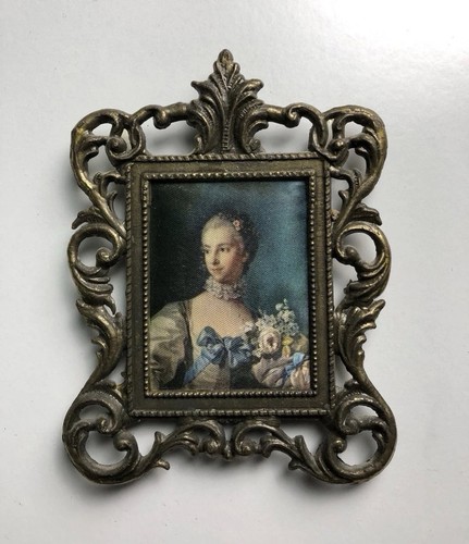 Rare cadre baroque ovale - cadre,