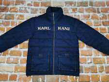 Nouveau Karl Kani 1989 Jeans Vintage Hiver USA Veste Navy Varsity Taille L - XL