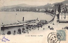 Suisse - MONTREUX (VD) Bateau Salon Bonivard au port - Ed. Jullien J.J. 2026