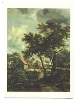 PEINTURE  PEINTRE  MEINDERT HOBBEMA  LE MOULIN A EAU