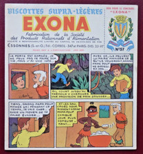 BUVARD - BISCOTTES EXONA - N° 37 - BD - ILLUSTRATEUR J.L. PESCH -