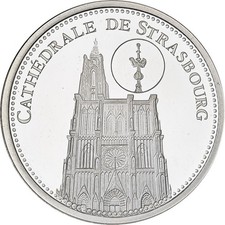 [#1525655] France, Medal, Cathédrale de Strasbourg, Silver, MS