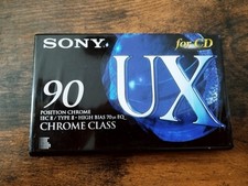 Cassette Audio - Sony 90 UX Chrome Class Type II (NEUF/SEALED)