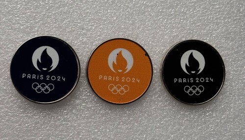 Lot pin bleue orange noir - 3, pin's