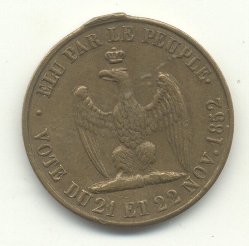 Médaille napoleon iii vote - iii,