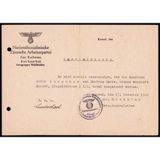 SP863 - 1944 Nsdap Kassel