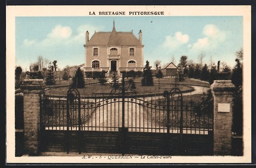 Cpa querrien castel fleurs - cpa, castel-fleurs