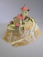 LQ1590 KIBRI 091 Train Ho 1/87 1:87 Maquette montée Chateau fort