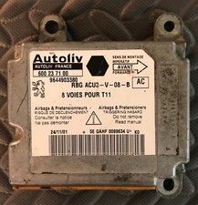 Calculateur AIRBAG Peugeot 206 600237100 9644903380 RBG ACU3 8 VOIES POUR T11