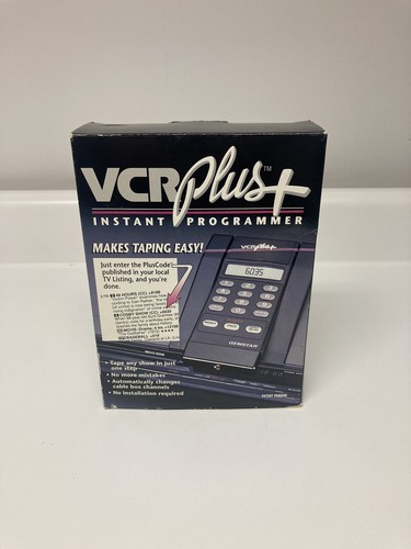 Vcr plus instant - vcr,