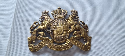 Plaque casque bavarois - casque,
